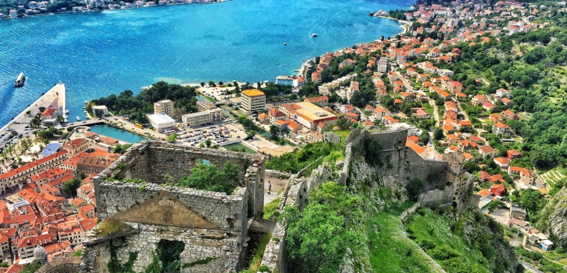 Bastione di San Giovanni, fortress of St. Giovanni in Kotor