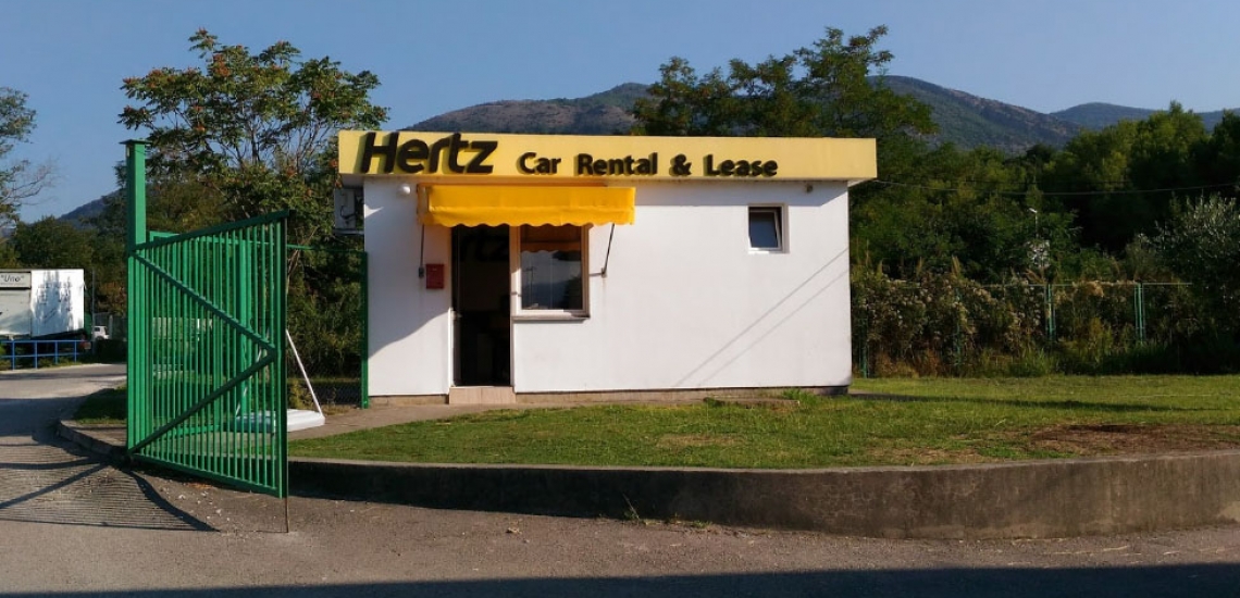 Hertz rent a car, аренда автомобилей Hertz в Тивате