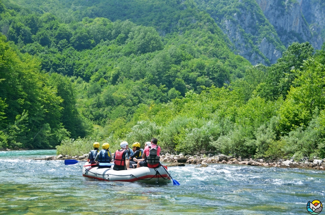 Rafting on the Tara River in Durmitor National Park, Montenegro