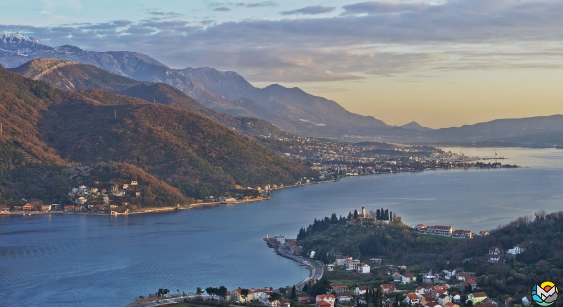 Verige Strait Panorama, Kamenari, Montenegro