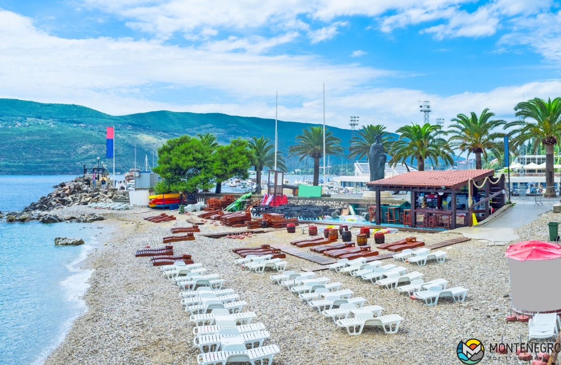 Town beach, Herceg Novi, Montenegro